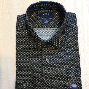 Men's Long Sleeve Button Down Dress Shirt